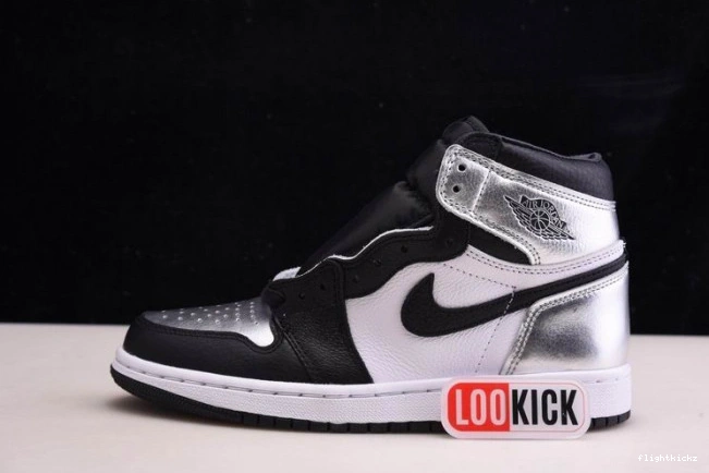 AIR CD0461-001 OG JORDAN HIGH SILVER WMNS 1 TOE 1013
